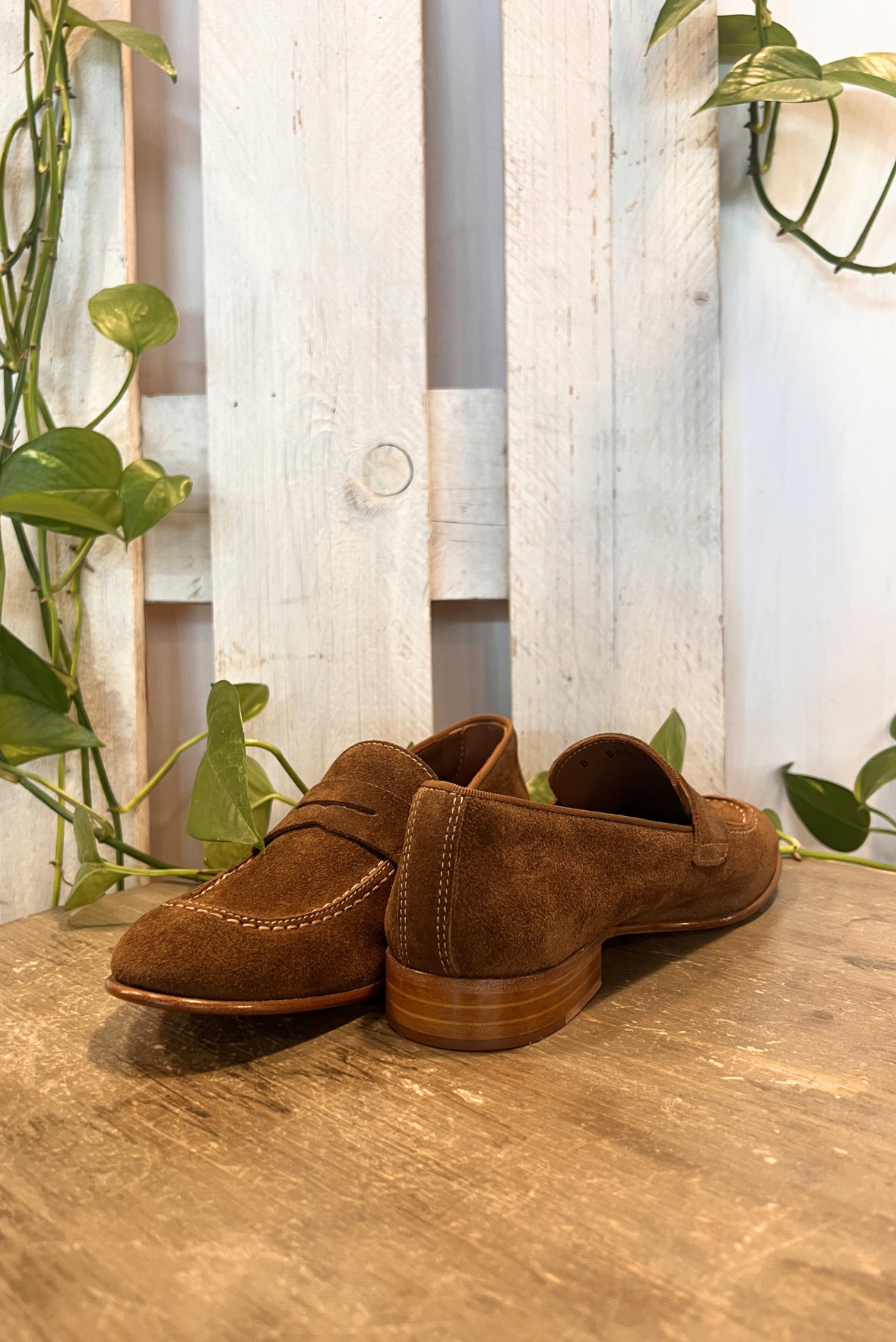 Mocassino scamosciato