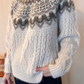 Maglia nordica in mohair