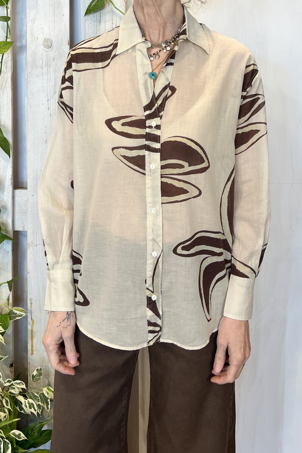Camicia a fantasia