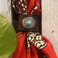 Ferma bandana in pelle