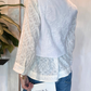 Gilet con ricami a contrasto