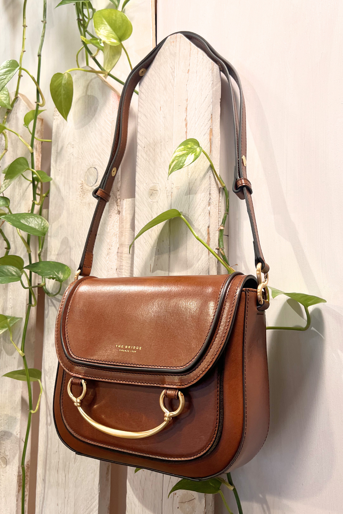 Borsa a tracolla in pelle