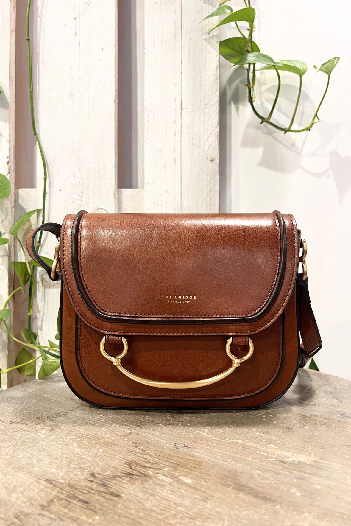 Borsa a tracolla in pelle