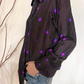 Camicia in seta con fiocco