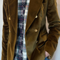 Blazer Coreen in velluto liscio