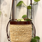 Borsa secchiello in paglia