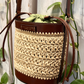 Borsa secchiello in paglia