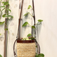 Borsa secchiello in paglia