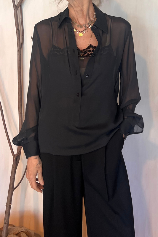 Polo con canottiera pizzo