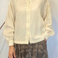 Camicia in lana operata