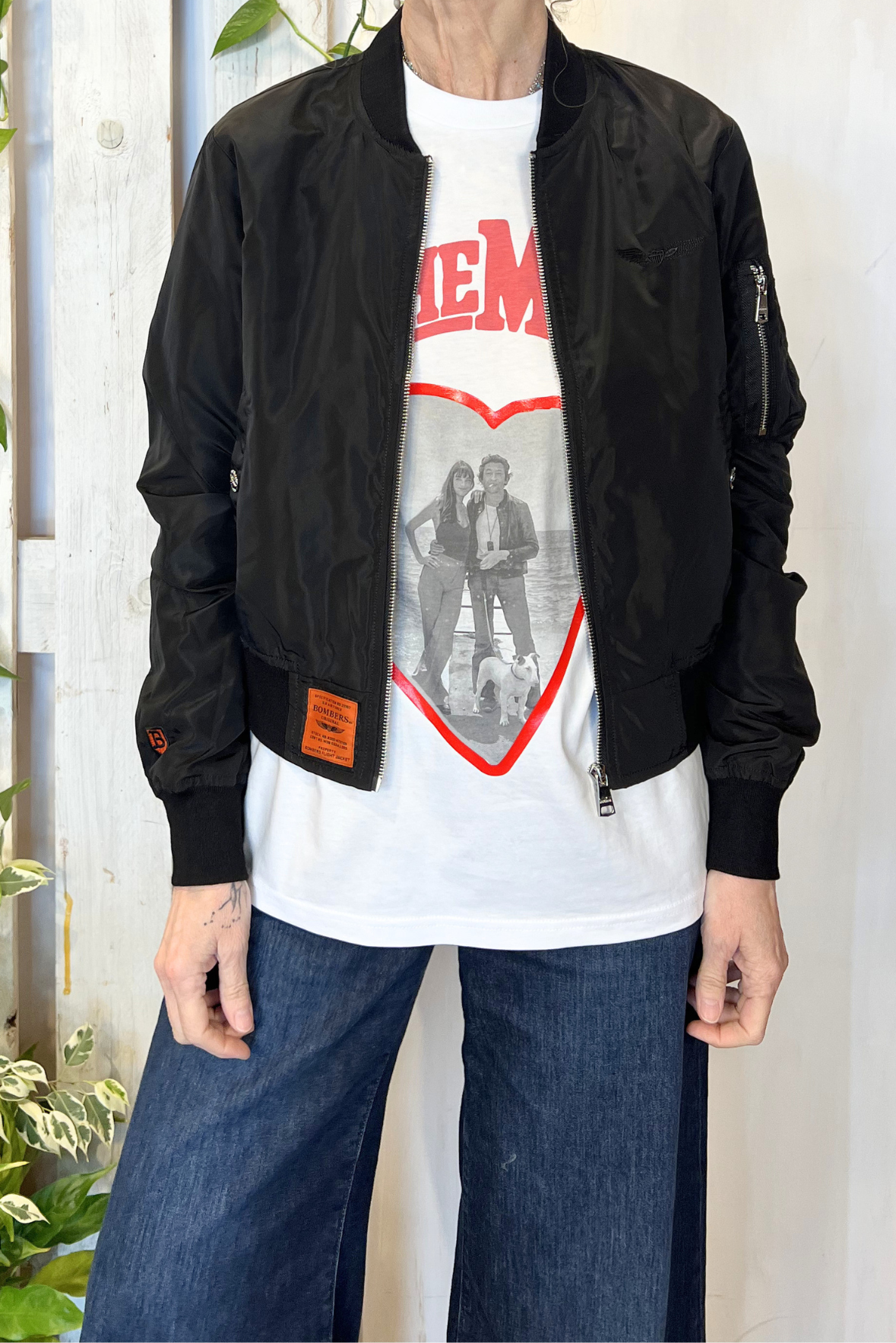 Bomber corto nylon