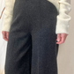 Pantalone in lana cotta
