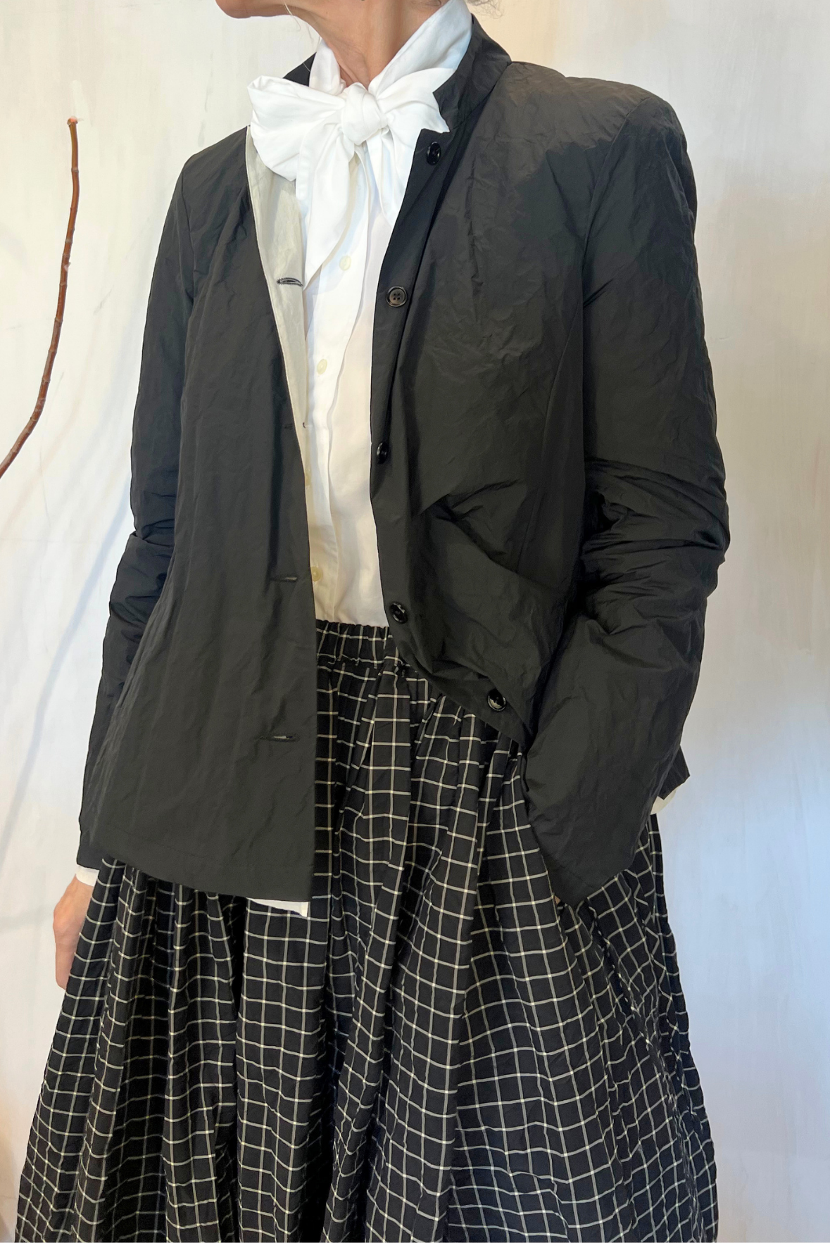 Giacca coreana doppiata nylon