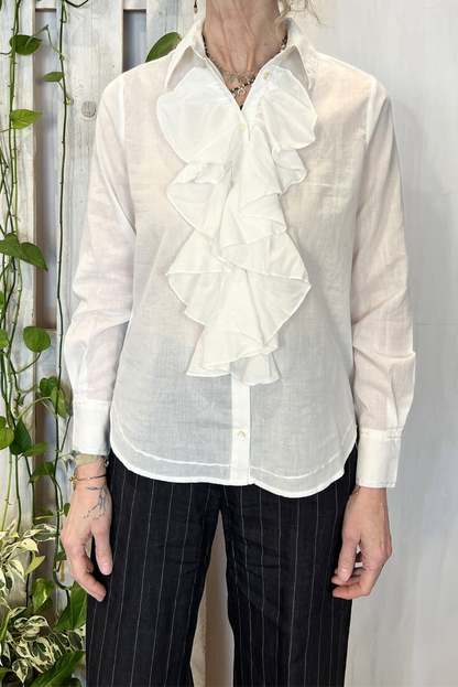 Camicia con rouches