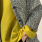 Cappottino kimono corto in lana