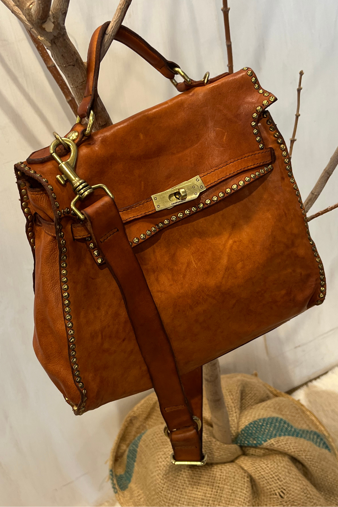 Borsa Ginevra con borchiette