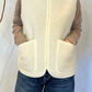 Gilet in lana riccia tricot
