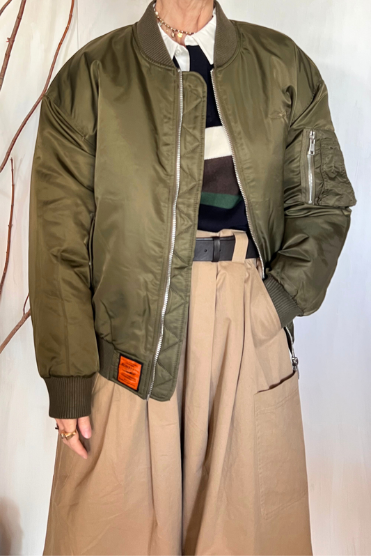 Bomber over