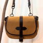 Borsa a tracolla dettagli pelle