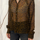 Camicia leopardata in viscosa