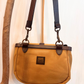 Borsa a tracolla dettagli pelle