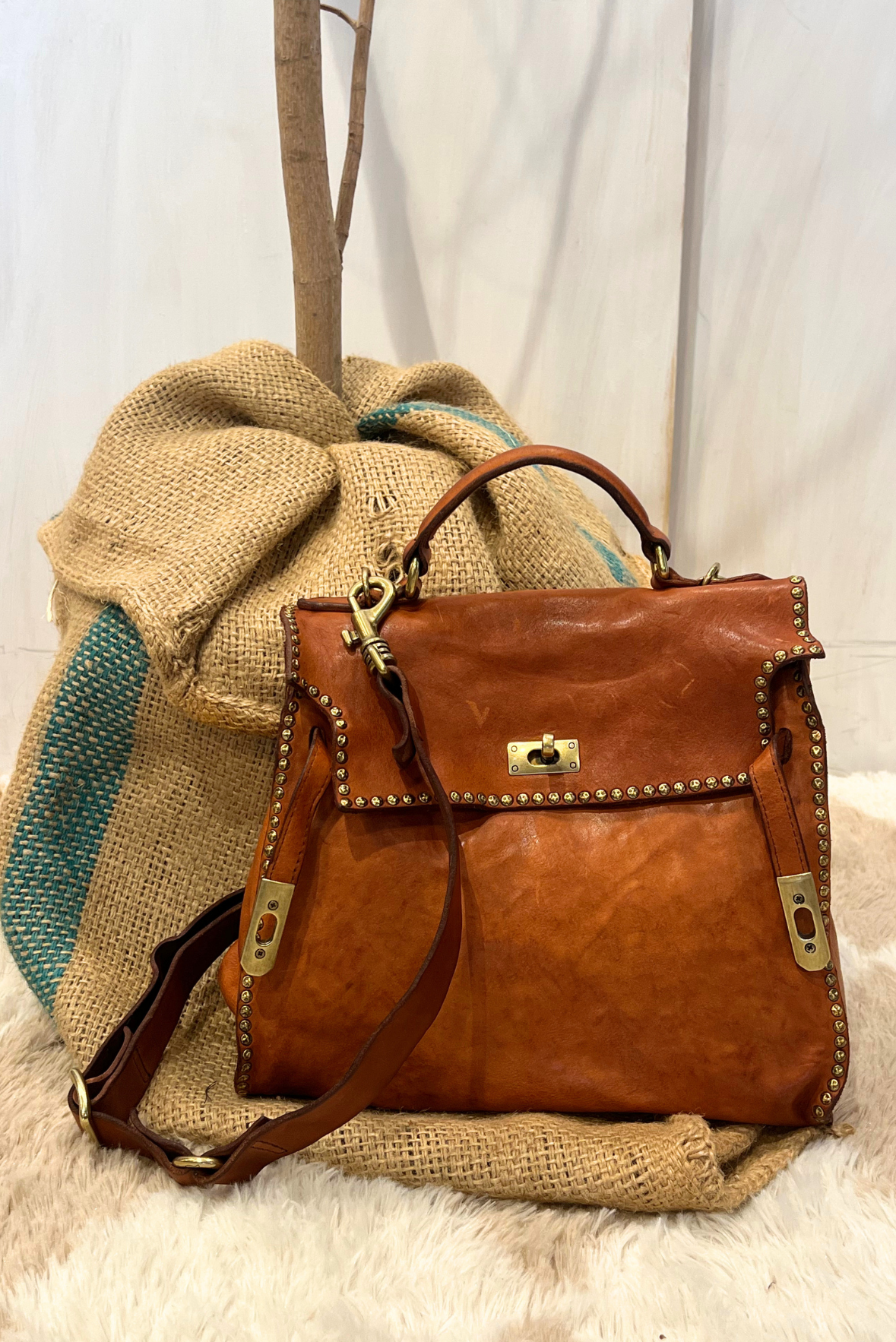 Borsa Ginevra con borchiette