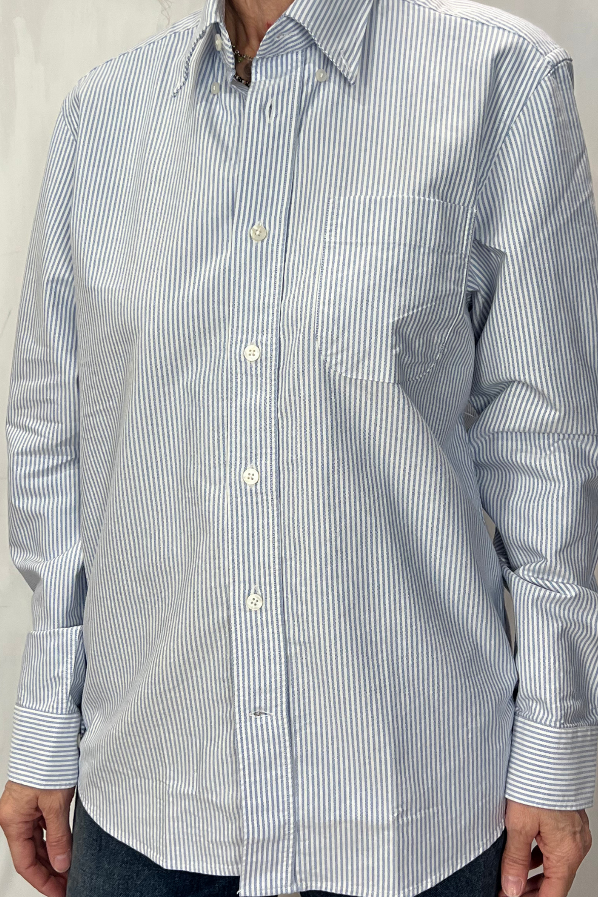 Camicia Oxford gessata