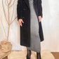 Cappotto in alpaca con cintura