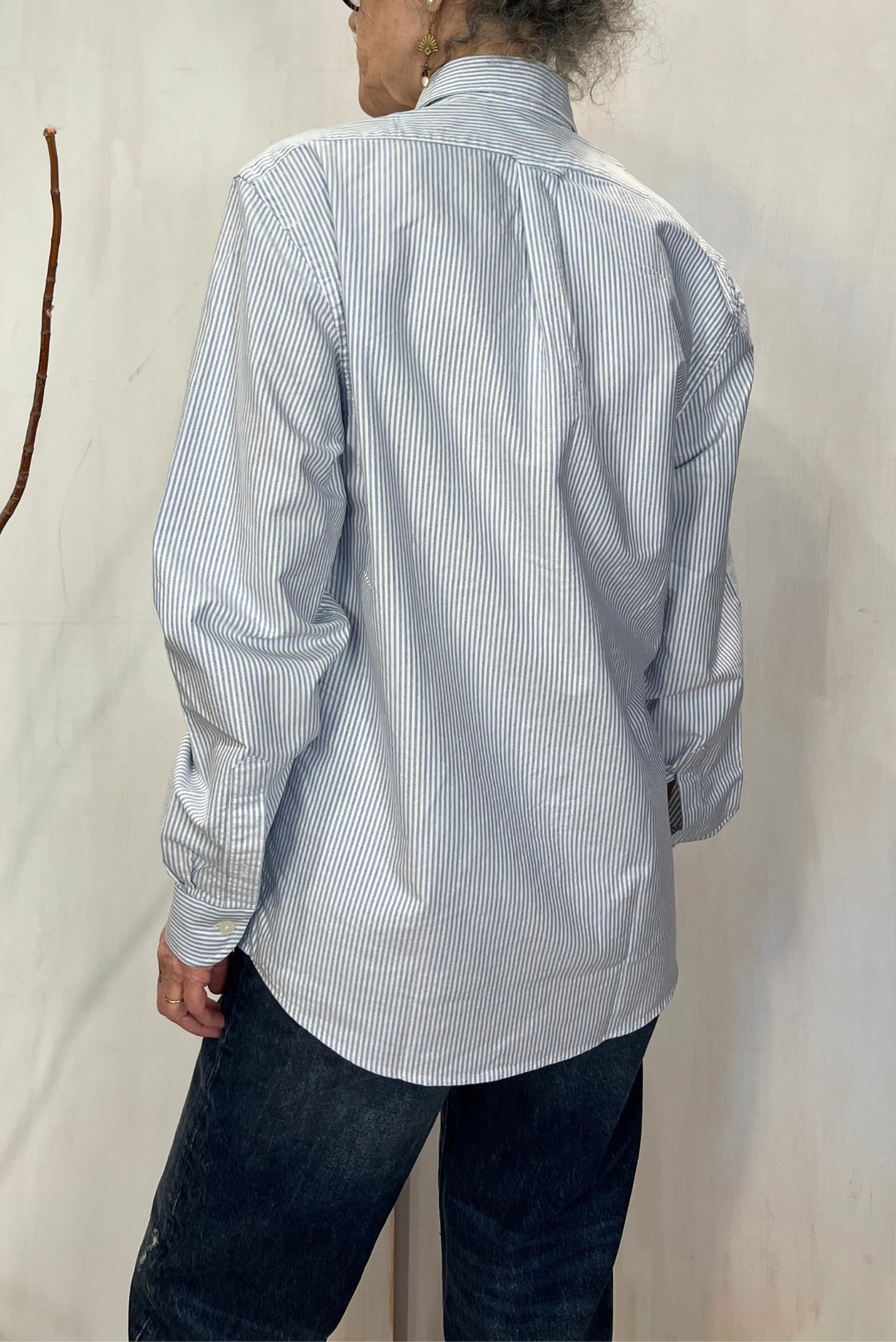 Camicia Oxford gessata