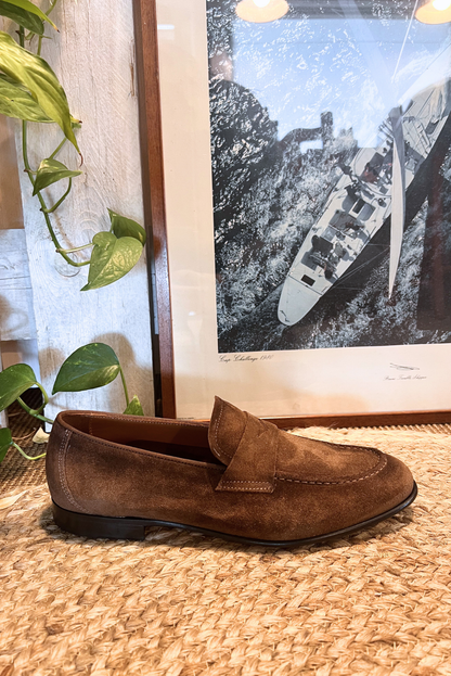 Mocassino scamosciato