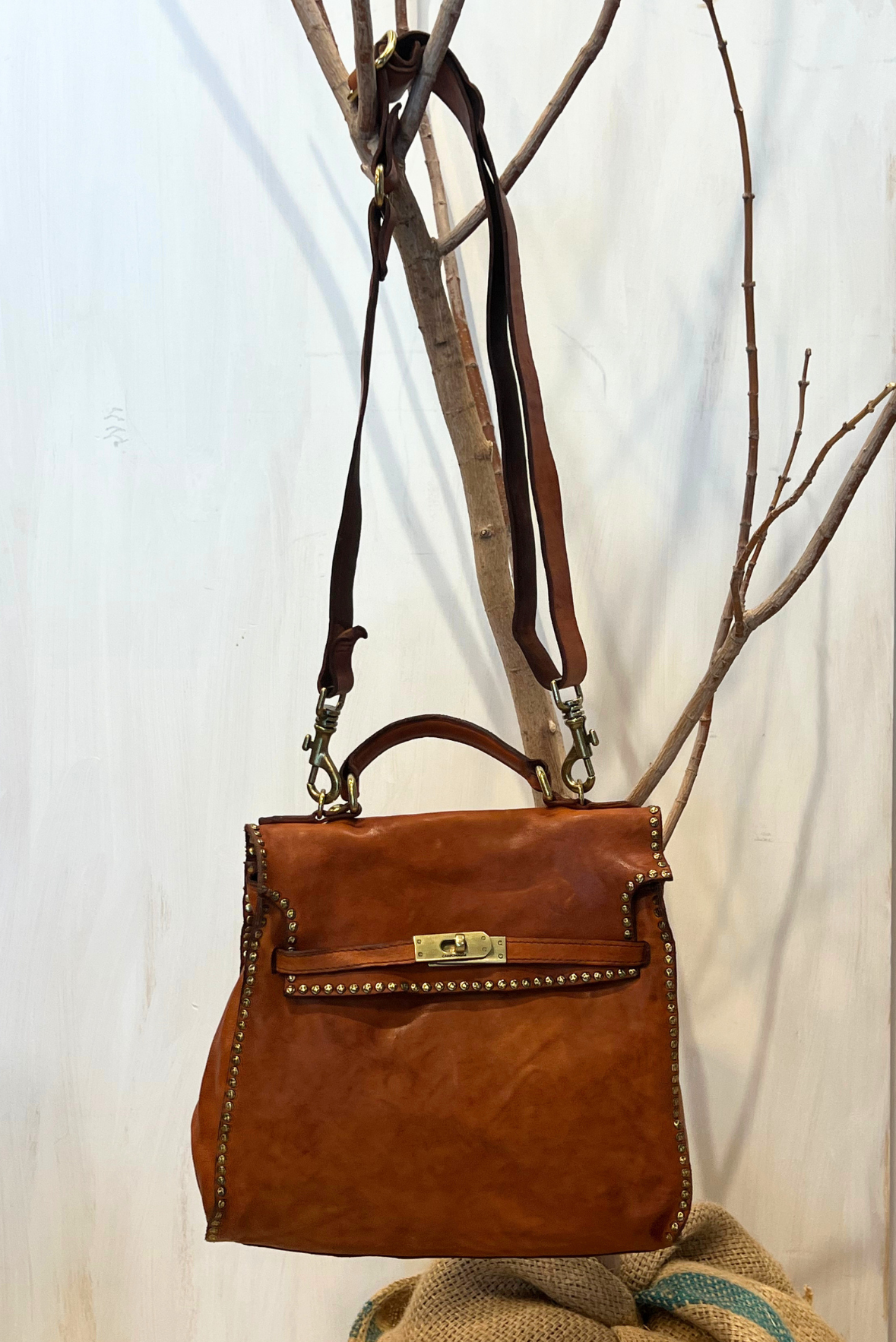 Borsa Ginevra con borchiette