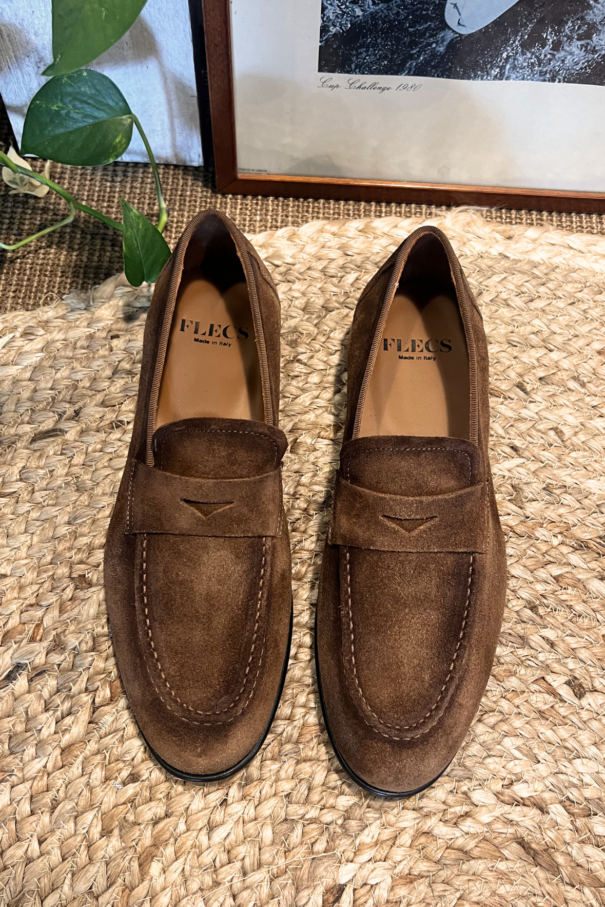 Mocassino scamosciato