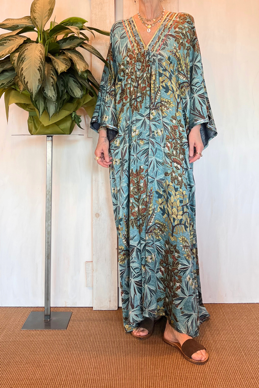 Abito kimono in viscosa