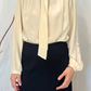 Camicia in seta con fiocco
