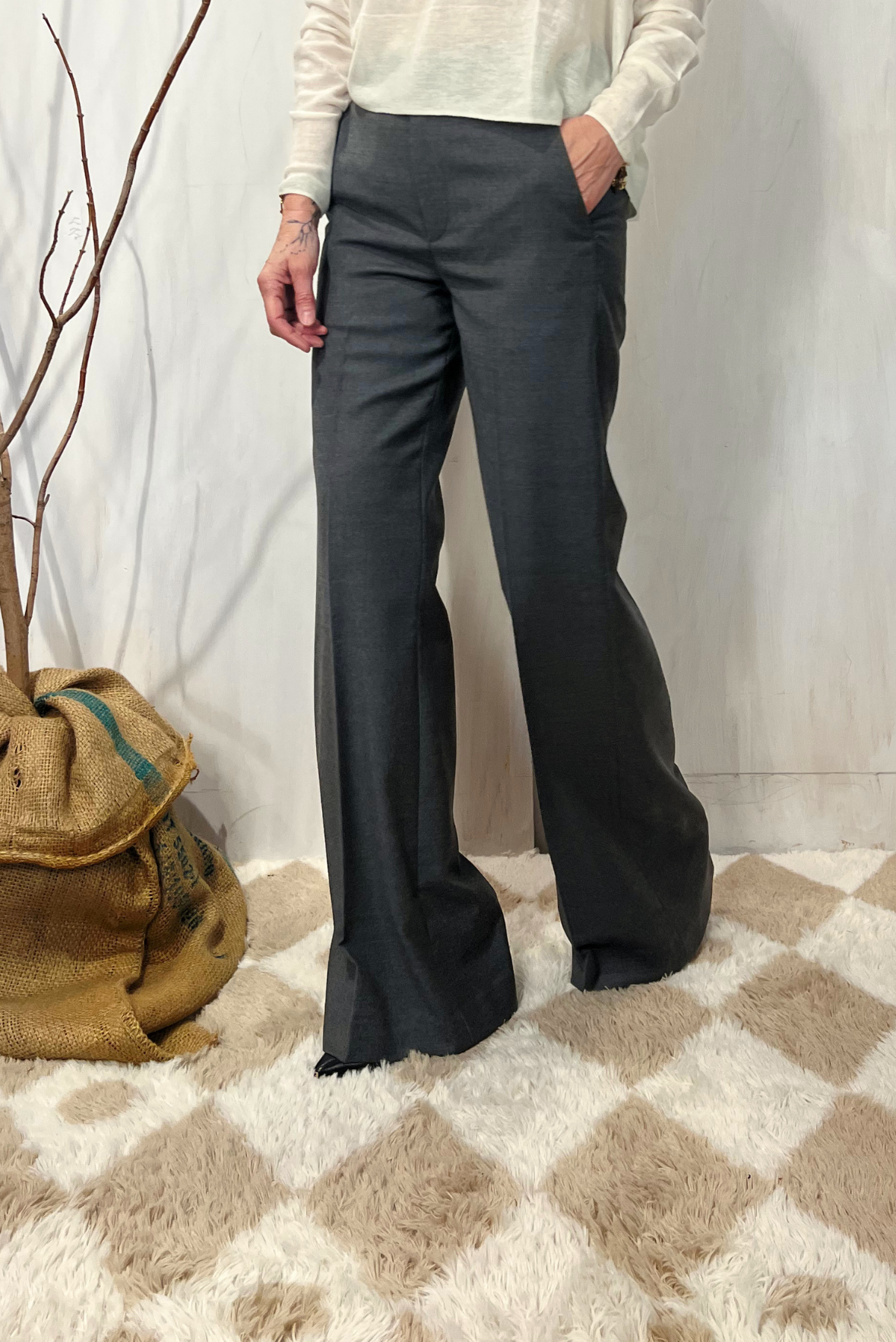 Pantalone Janice in lana vergine