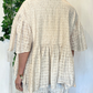 Blusa con plissetatture