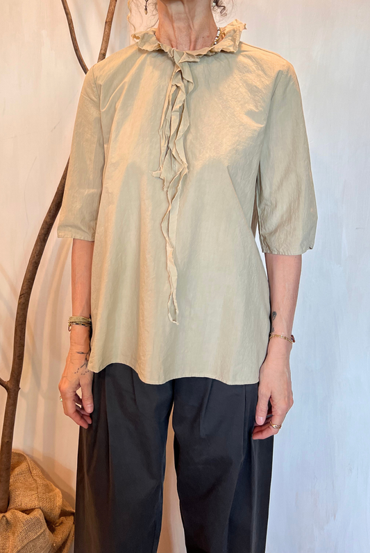Blusa con rouches