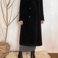 Cappotto in alpaca con cintura
