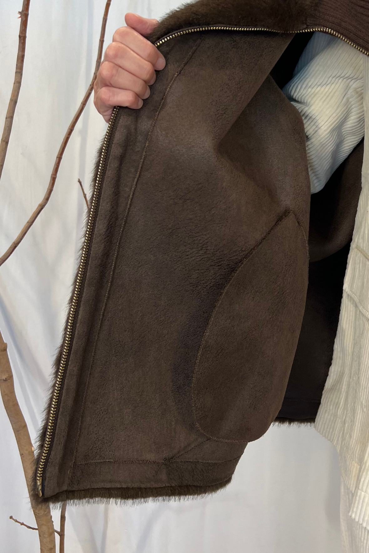 Eco pelliccia kimono over