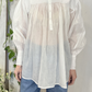 Blusa in organza stile gotico