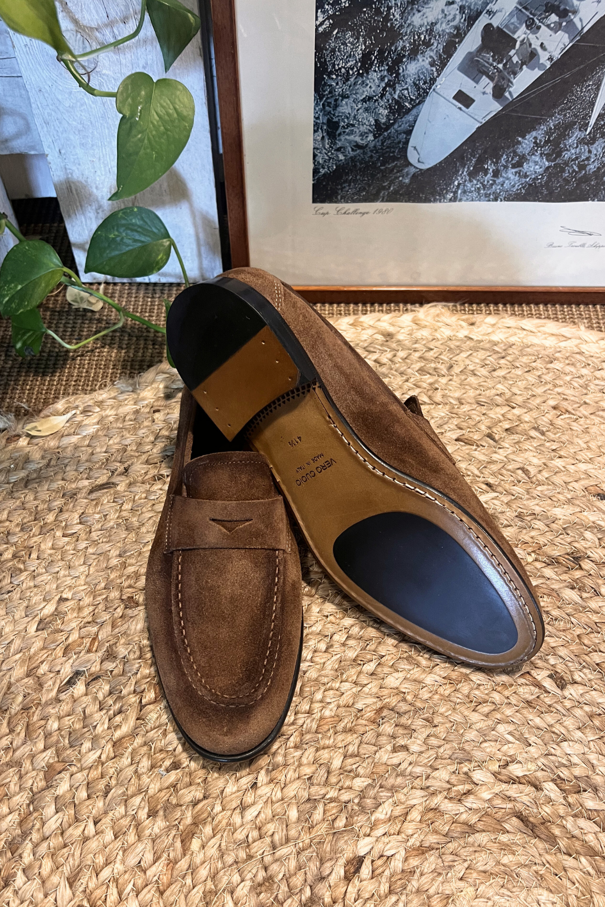 Mocassino scamosciato