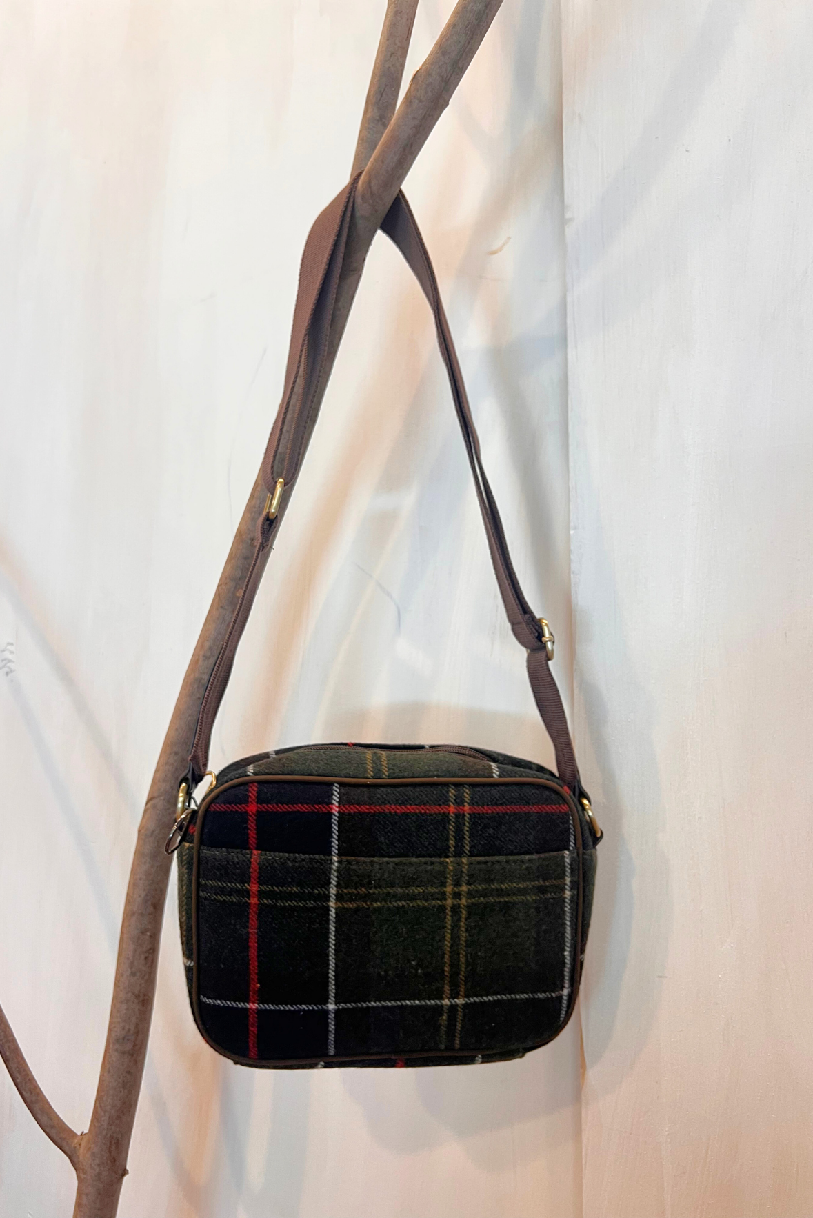 Borsa a tracolla scozzese