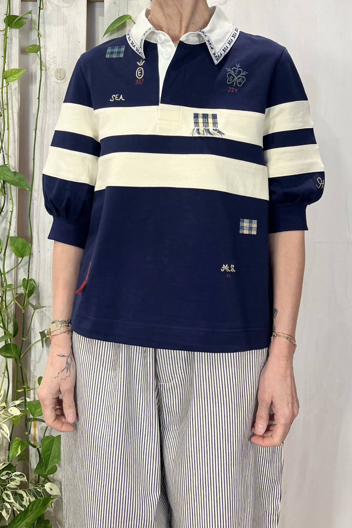 Polo Rugby con ricami