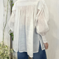 Blusa in organza stile gotico