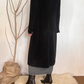 Cappotto in alpaca con cintura