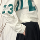 T-shirt maxi manica con stampa e ricami