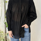 Blusa in organza stile gotico