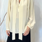 Camicia in seta con fiocco