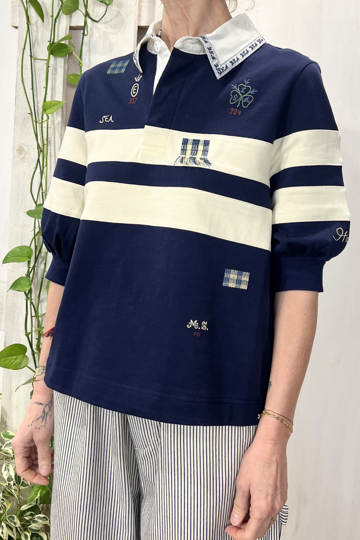 Polo Rugby con ricami