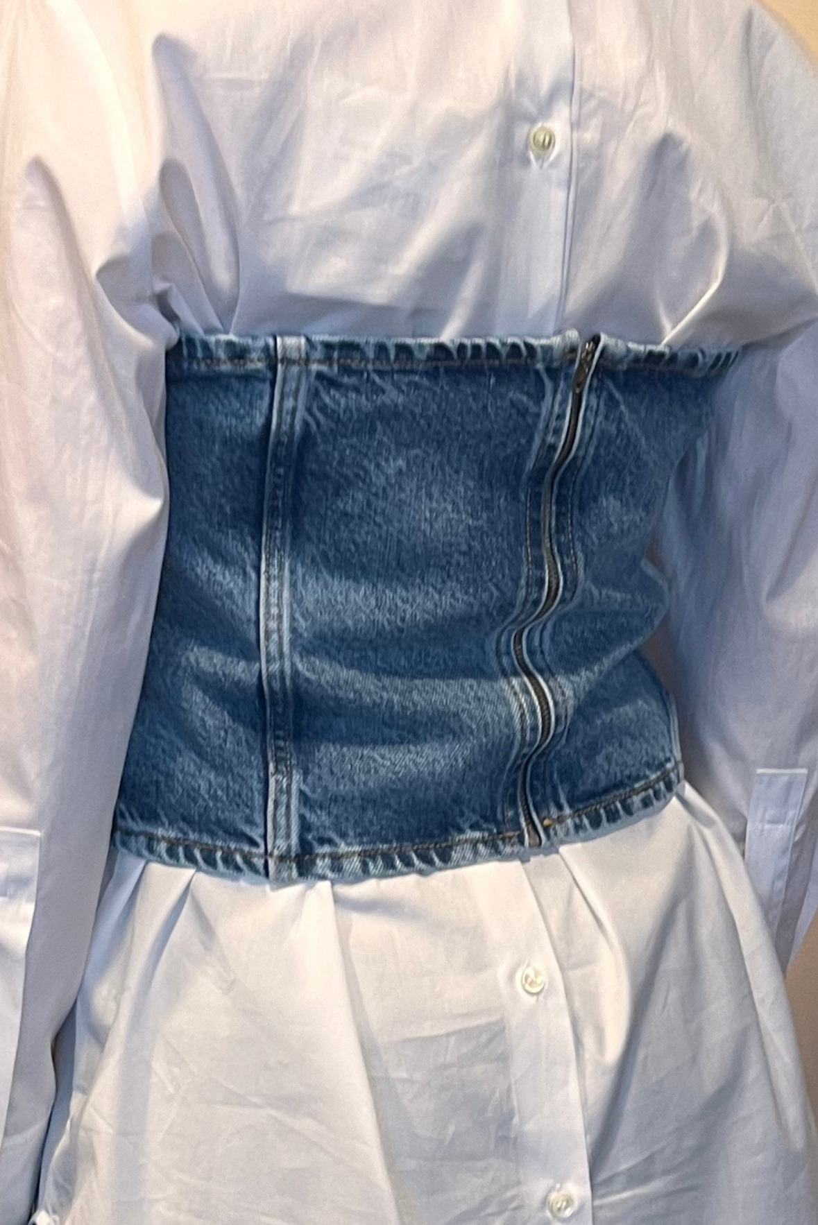 Corsetto Dolly in denim